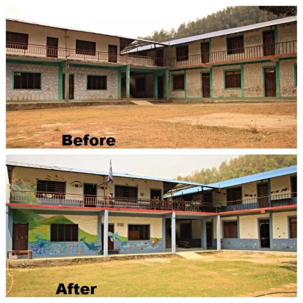 Come and help EHN paint its third school in Nepal 