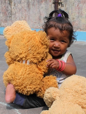 Volunteer in a disabled childrens centre in Nepal