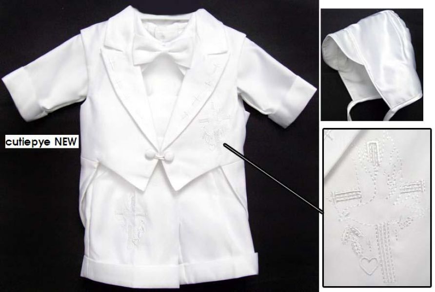 Christening bridal satin suits reduced from 130 to 85 ring 0427820744