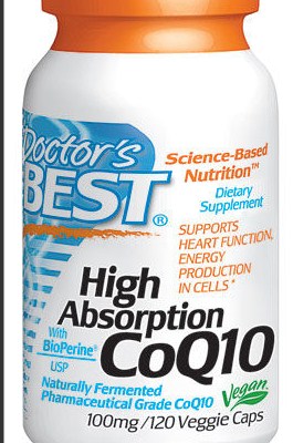 CoQ10 with Bioperine® -- 100 mg - 120 Vegetarian Capsules 