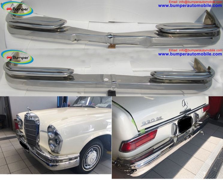 Mercedes W111 W112 220SEB coupe year (1959 - 1968) bumpers