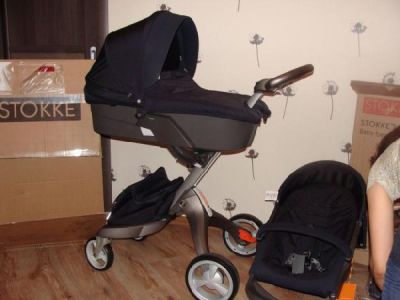 For sale Stokke Xplory Dark Navy/Bugaboo Cameleon 2012 Dark Grey