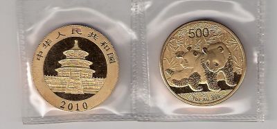 2010   Panda  1oz  Gold  Coin  99.9%  Proof   