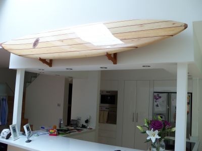 Balsawood surfboard