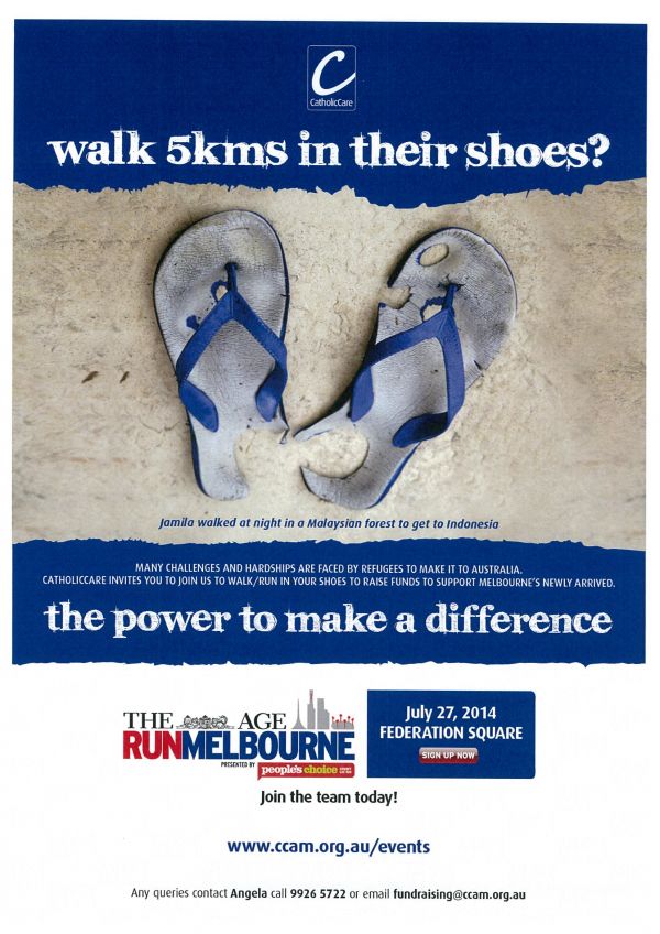 Run Melbourne : Walk 5kms in their shoes