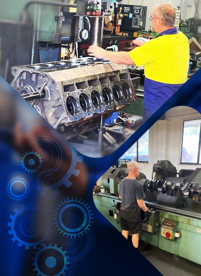 Obtain original OEM parts with our Diesel engine reconditioning in Western Australia